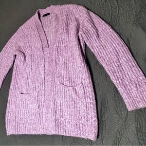 Banana Republic plush sweater lavender size large
